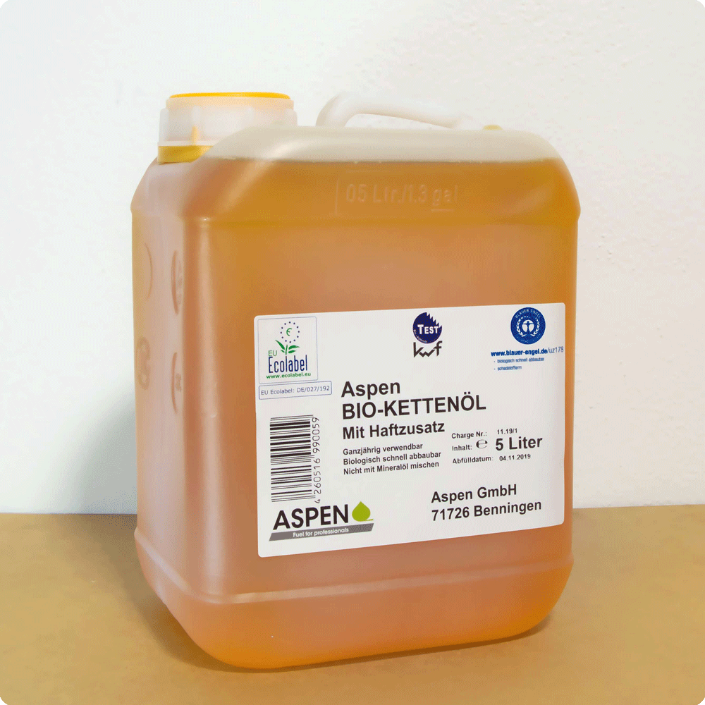 Aspen BIO - Kettenöl Haftöl 5 Liter 0623 5144